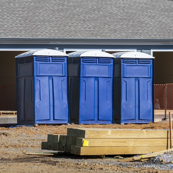 can i customize the exterior of the porta potties with my event logo or branding in Franklin WV